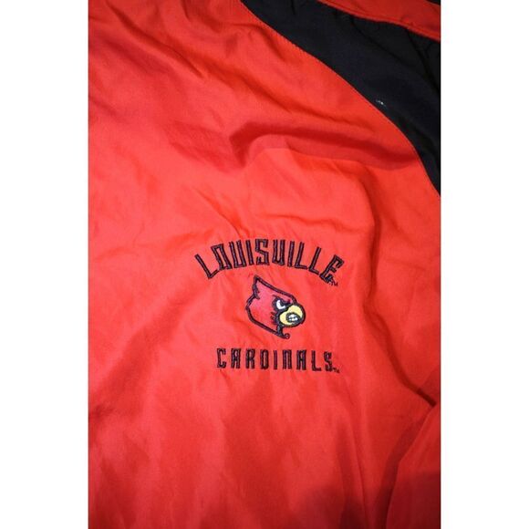 Vintage Red Oak Sportswear Louisville Cardinals Red Track Jacket - Size 2XL - Picture 3 of 5
